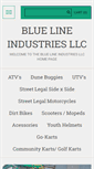 Mobile Screenshot of bluelineindustries.com